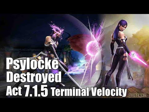 Act 7.1.5 Psylocke destroyed path Terminal Velocity (Horseman of Apocalypse)