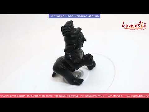 Krishna - crawling bal gopal - marble sculpture statue, home...