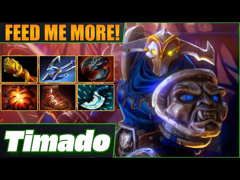 TIMADO Sven Carry Perfection! He got FAT! Shopify Rebellion Full Gameplay Learn Dota 2