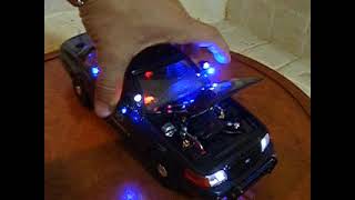 preview picture of video '1/18 US Marshal POLICE Unit Dark Blue with Lights and SIREN'