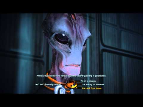 Mass Effect - Having a 'friendly' chat with Administrator Anoleis
