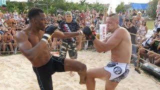 BLACK PANTHER vs RUGBY PLAYER, MONSTER MMA !!! 1 vs 2 !!!!