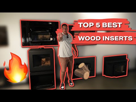 2022 Top FIVE Wood burning fireplace Inserts!! ( how to make your fireplace effiecient)