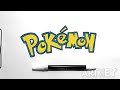 How To Draw POKEMON LOGO