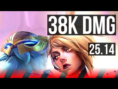 GRAGAS vs FIORA (TOP) | 8 solo kills, Legendary, 38k DMG | EUW Master | 25.14