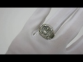 Видеообзор Серебряное кольцо "Ангел Хранитель" кмх3