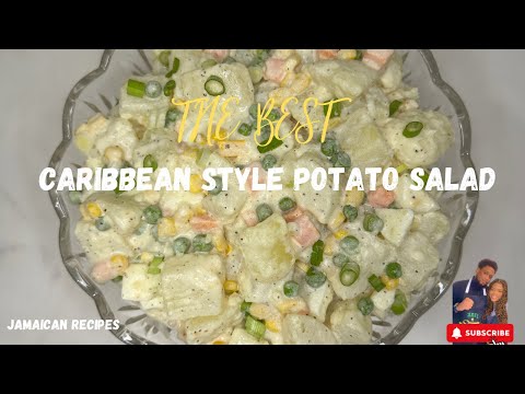 Easy Potato Salad | How to make Simple Caribbean Style Potato Salad