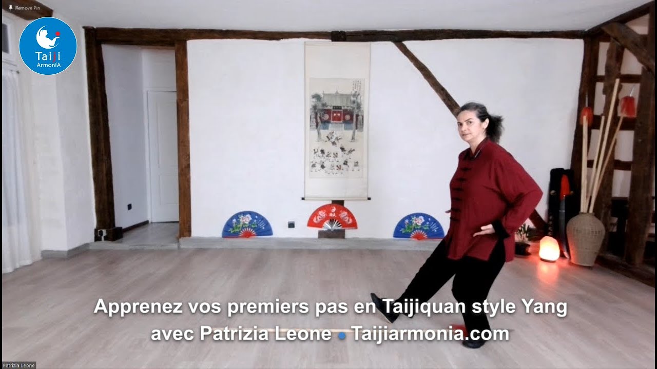 Cours de Tai Chi en ligne en ZOOM pour DÉBUTANTS - 2 premiers pas de la forme 24 ou 8 du style Yang