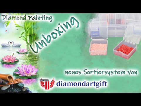 Diamond Painting Unboxing | DiamondArtGift.com - Wir probieren ein neues Sortiersystem