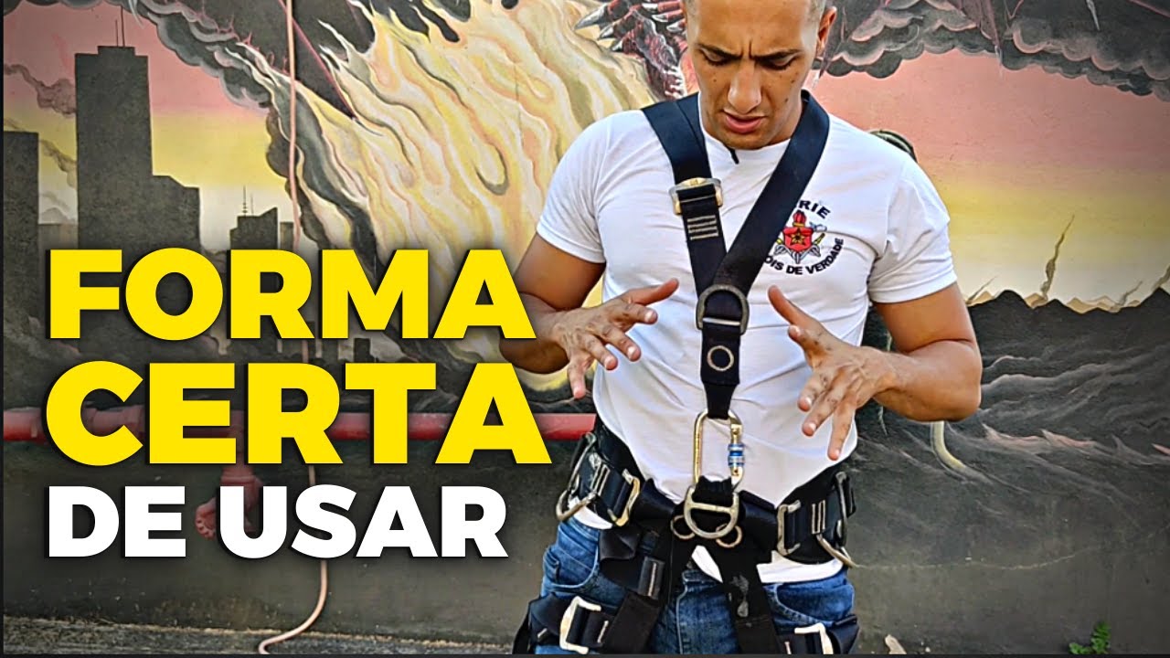 Como Usar o CINTO Tipo PARAQUEDISTA Corretamente