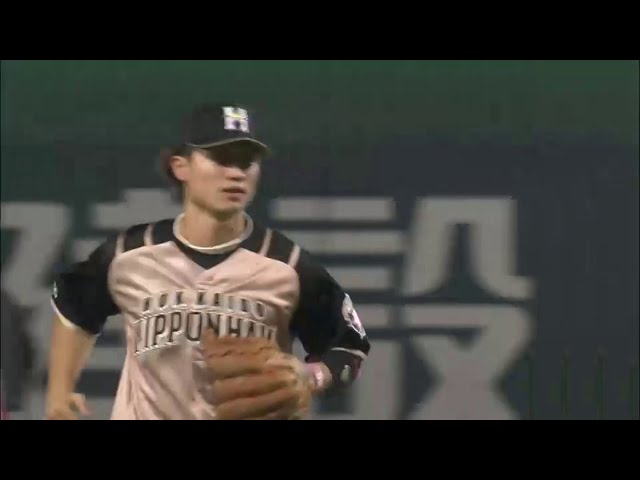 ファイターズ西川 ファインプレーで追加点許さず!! レギュラー獲りへ猛アピール!! 2014/3/18 H-F