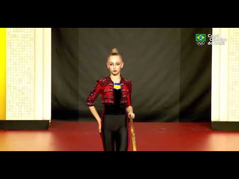 Viktoriia Onopriienko Hoop All-Around 34,500 - World Championships Valencia 2023