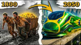 Brazil Train Evolution (1800–2050) | From Colonial Rail to Futuristic Trains 🇧🇷