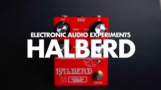 Video thumbnail for Electronic Audio Experiments Halberd || Guitar & Bass Demo by Noise Generator