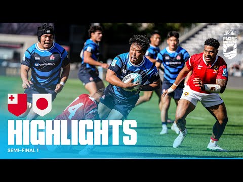 Over 80 points scored! | Tonga v Japan | Asahi Super Dry Pacific Nations Cup | Semi-Final Highlights