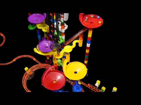 Marble Run Race with 8+ Elevators!