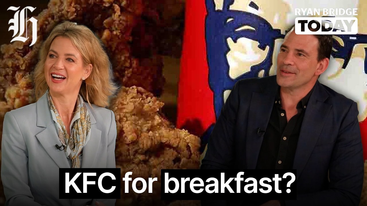 'You've given up on the rest of the day': Australian KFC serving breakfast | Ryan Bridge TODAY