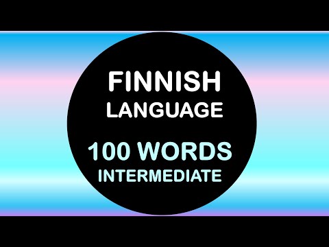 LEARN FINNISH | 100 WORDS (INTERMEDIATE)