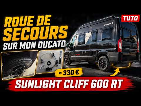 Roue de secours sous Fiat Ducato