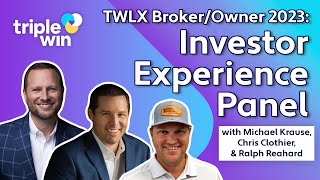 Investor Experience Panel with Michael Krause, Chris Clothier, and Ralph Reahard