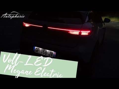 Renault Megane E-Tech Electric: adaptive Voll-LED-Scheinwerfer Test [4K] - Autophorie Extra
