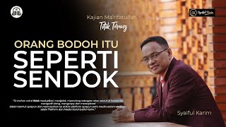 Download lagu TITIK TERANG | ORANG BODOH ITU SEPERTI SENDOK | SYAIFUL KARIM  | BSI mp3