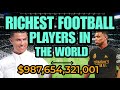 Top 10 Richest Footballers in the World and their Net Worth 2024 #fifa