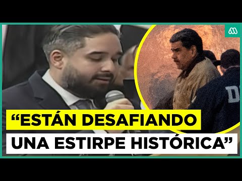 Hijo de Nicolás Maduro critica la captura de su padre ante la Asamblea Nacional de Venezuela