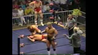 4-11-87: Brad and Bob Armstrong vs Lex Luger and Tully Blanchard
