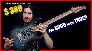 Video thumbnail for My FAVORITE Harley Benton Guitar! - Fusion II (Roasted FBLB) by Deakon Lekross