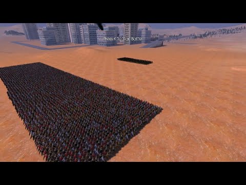 500 Modern Soldiers VS 5000 Footmans - Ultimate Epic Battle Simulator