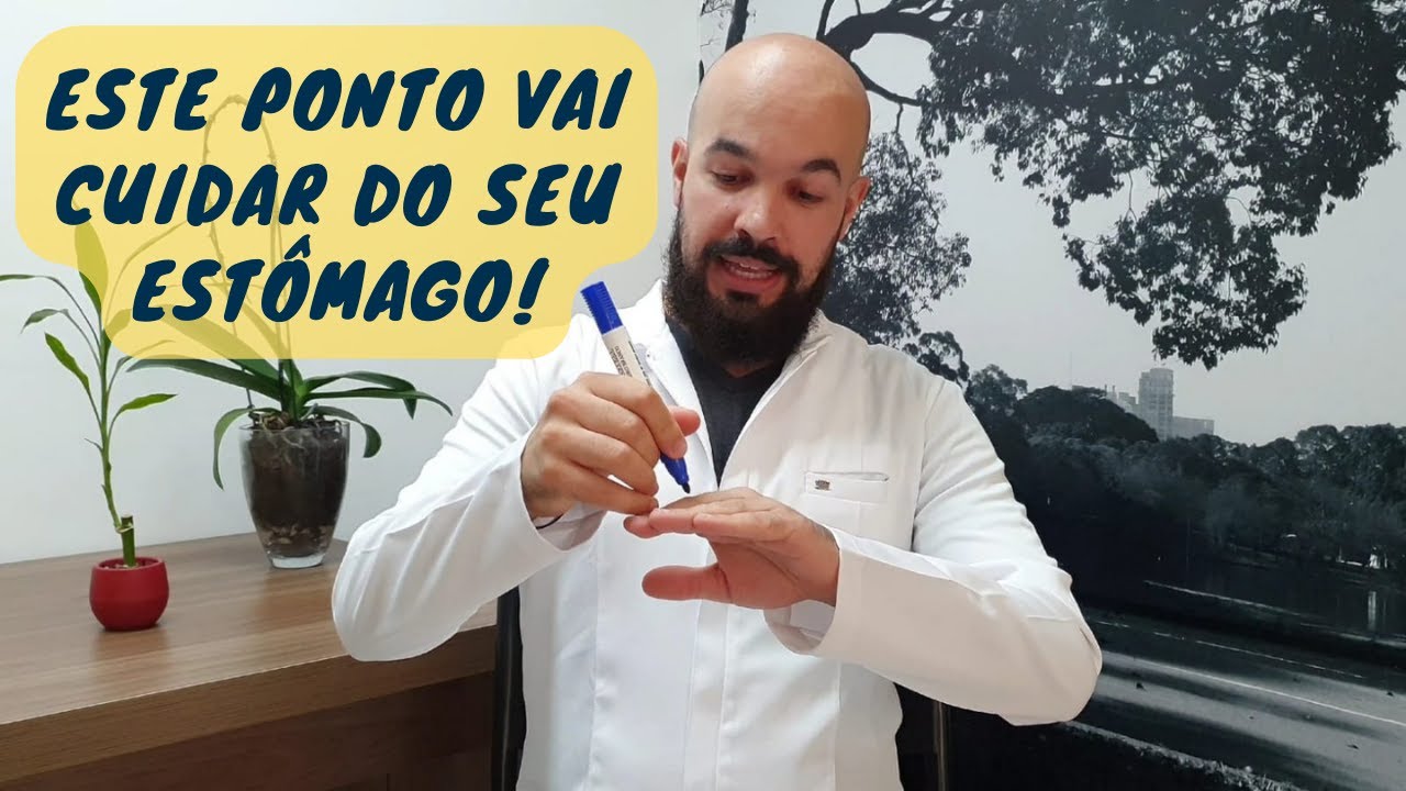 Ponto de Acupuntura para o seu Estômago!
