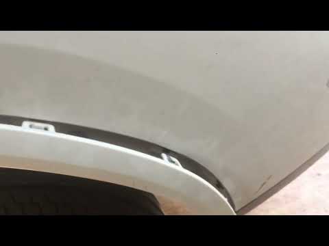 БМВ Х-4 снятие заднего бампера.