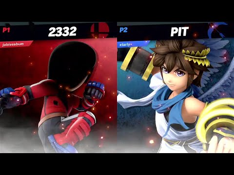 Subleaf (Mii Brawler 2332) vs Starly (Pit, Sora) - WR1 - BSC A.R.CADE Series #80