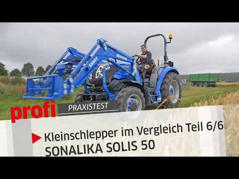 Kleinschlepper im Vergleich Teil 6/6: SONALIKA SOLIS 50 | profi #Praxistest