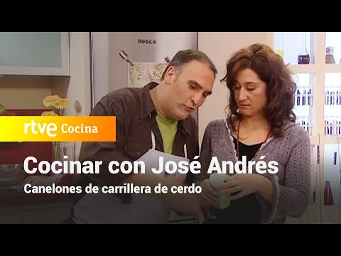 Canelones de carillera de cerdo - Vamos a cocinar con José Andrés | RTVE Cocina