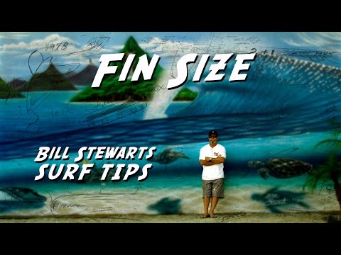 Stewart Surfboard Tips - Fin Size