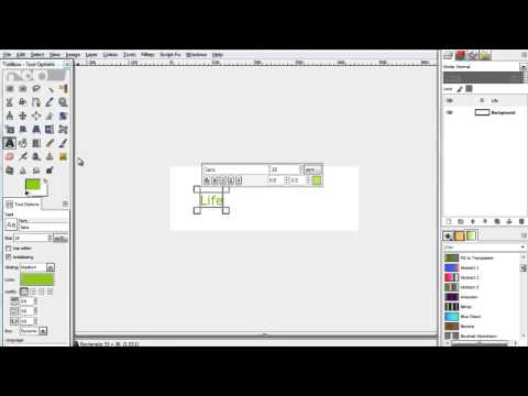 How to Emboss Text in GIMP