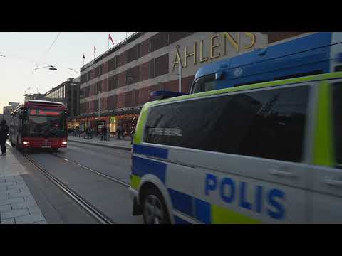 Sweden, Stockholm, bus 65 ride from T-Centralen to Kastellholmsbron