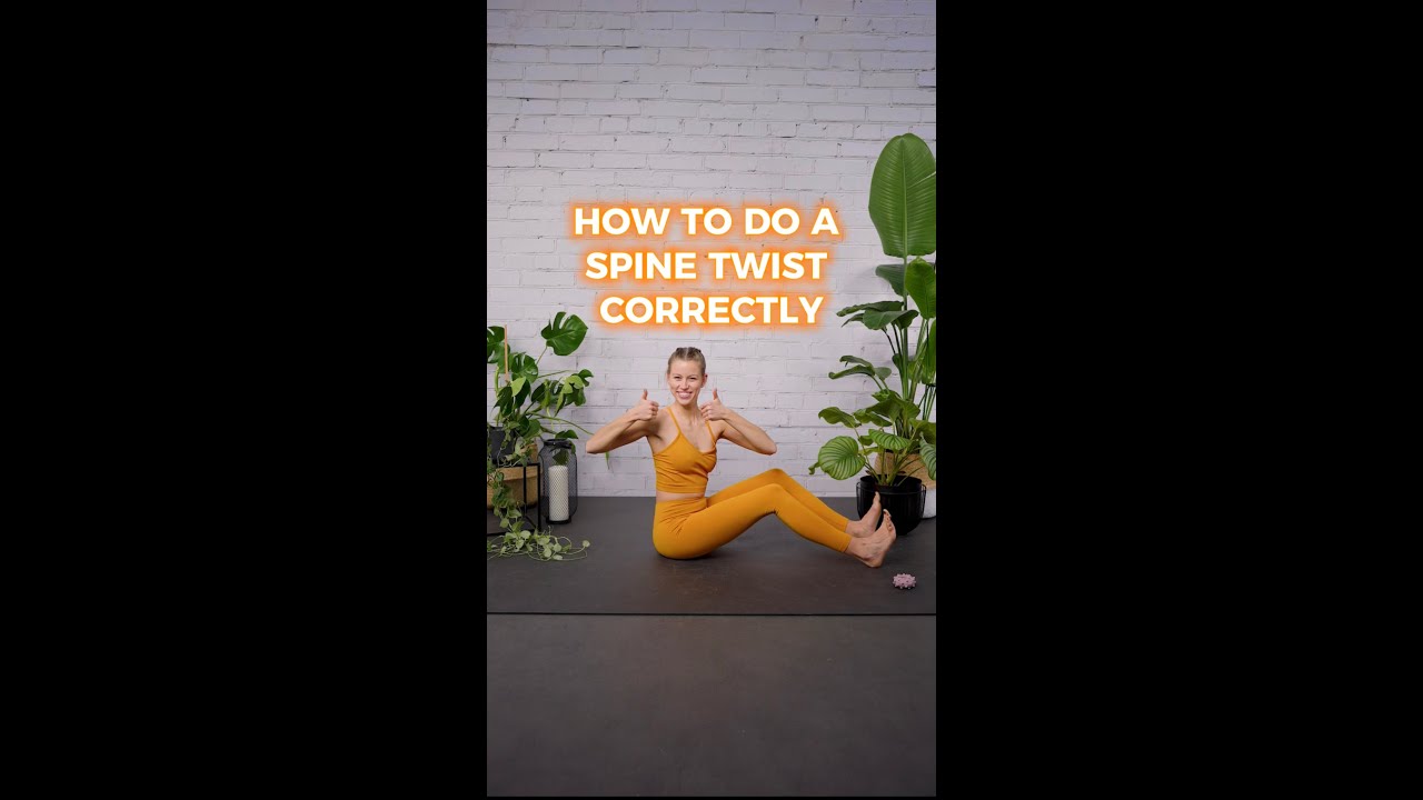 Are you doing the spine twist correctly? #pilates #pilatesforbackpain #fitlara - YouTube