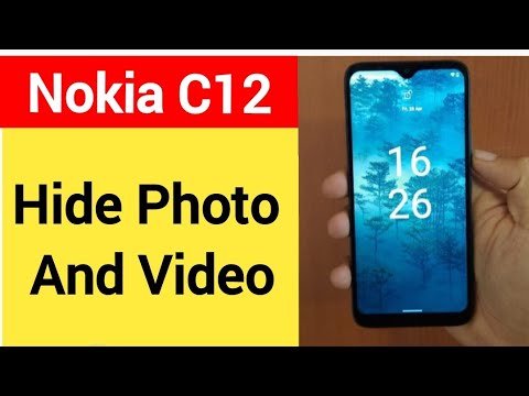 How to show and hide photo and video Nokia C12, Nokia C12 photo hide kaise karen