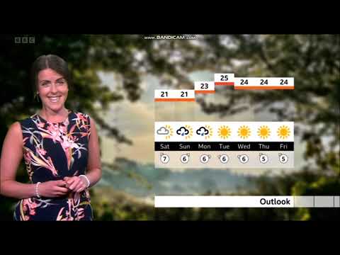 (HD) Alex Osbourne BBC ONE Spotlight weather June 9th 2023 - 60 fps