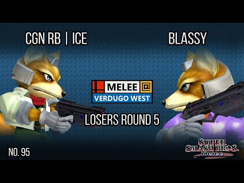 Melee @ Verdugo #95 - CGN RB | Ice (Fox) VS Blassy (Fox) - SSBM - Losers Round 5