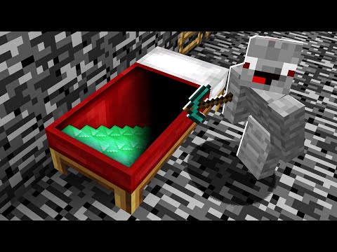 Alphastein - secret OP Emerald stairs in Minecraft LUCKY BLOCK BEDWARS