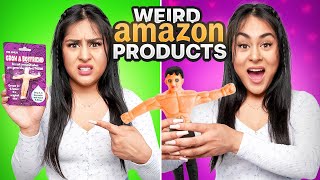 TESTING THE WEIRDEST AMAZON PRODUCTS! **bad idea**