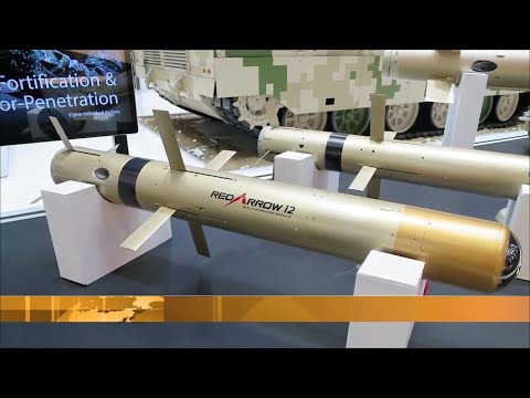 China Hong-jian 12,Red Arrow 12, HJ-12 man-portable shoulder-launched anti-tank missile powerful