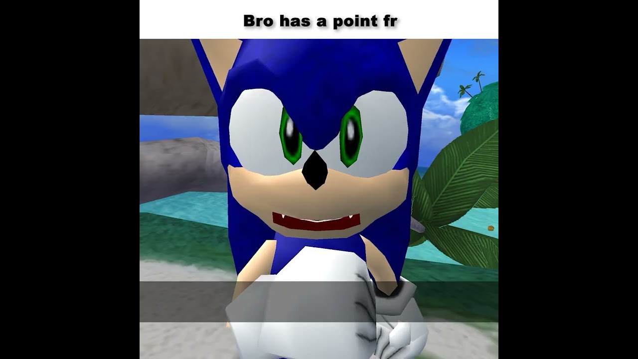 Sonic swimming class #sonic #memes