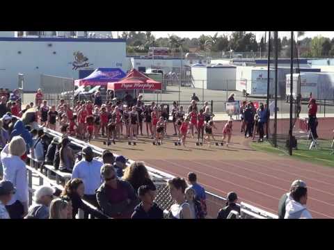 FSG 100m Heat 2 vs Huntington Beach 3-23-17 - Los Alamitos Girls