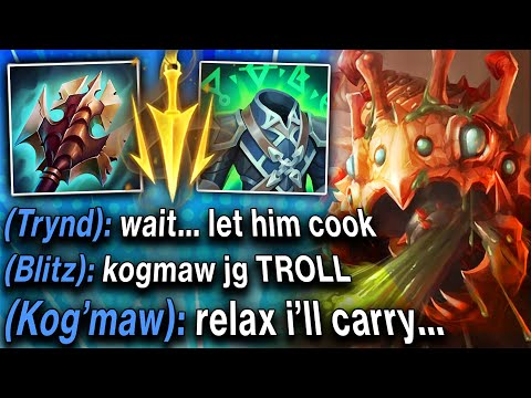They Flamed My Tank Kog’Maw Jungle… BIG Mistake