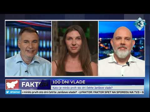 FAKTOR: Zala Klopčič in Janez Zupan o 100 dneh Janševe vlade